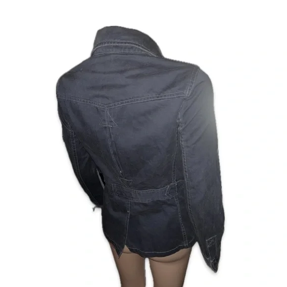 J Crew 90s field jacket 100% cotton navy blue sz. XS - Picture 5 of 5